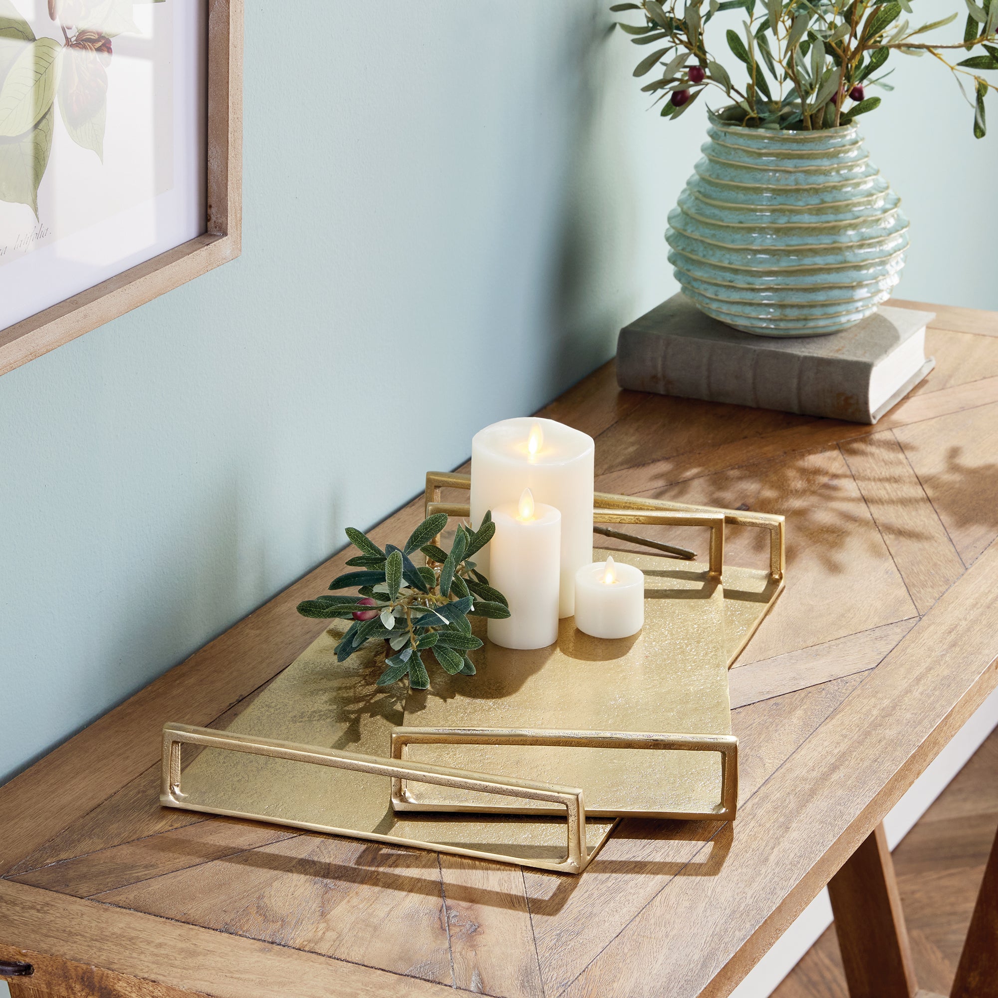ELORA DECORATIVE TRAYS, SET OF 2 - view 6