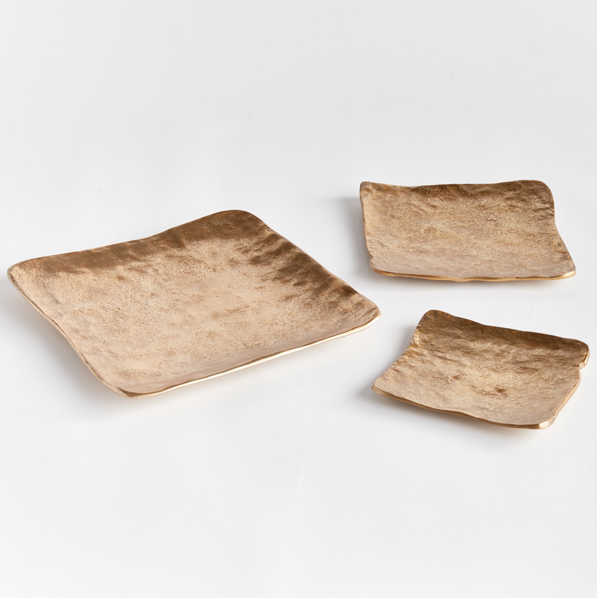 IMANI DECORATIVE SQUARE TRAYS, SET OF 3 - view 2