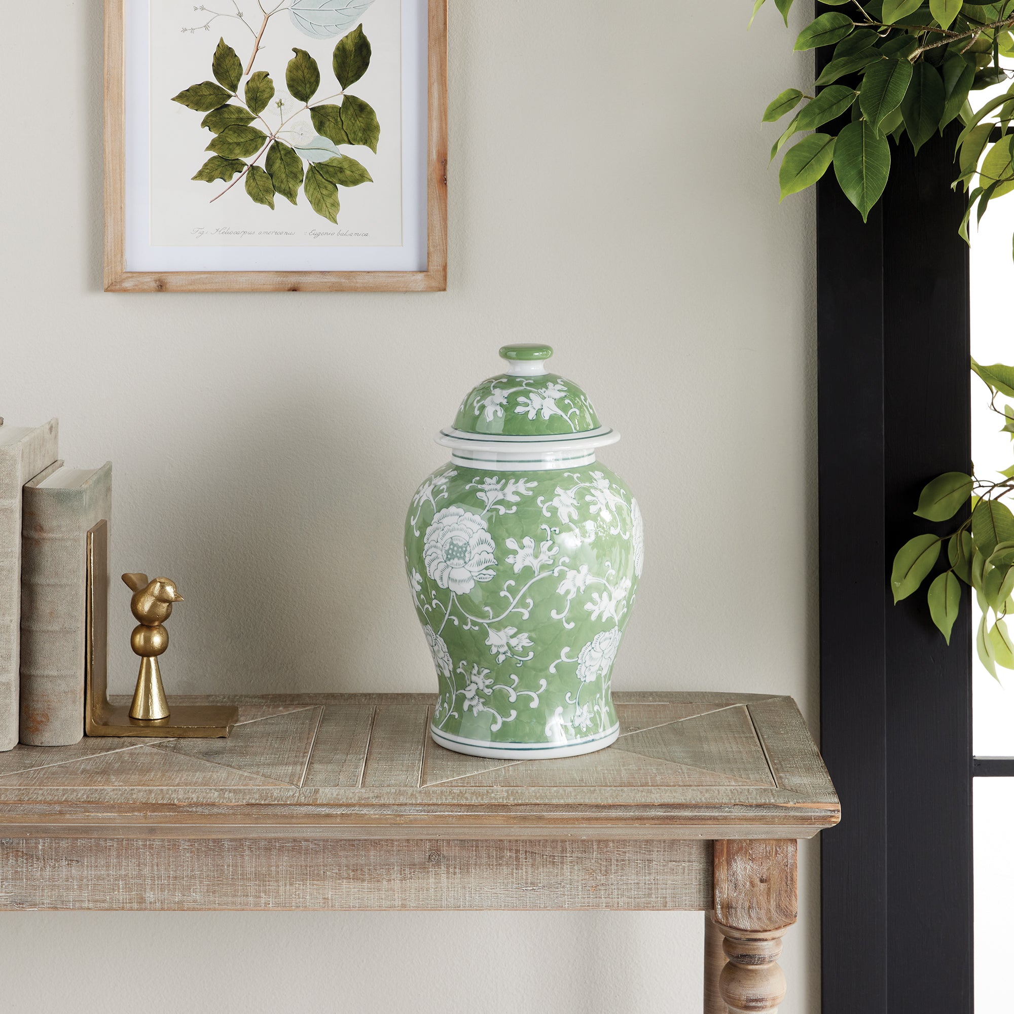 Imperial Lotus Lidded Ginger Jar - View 6