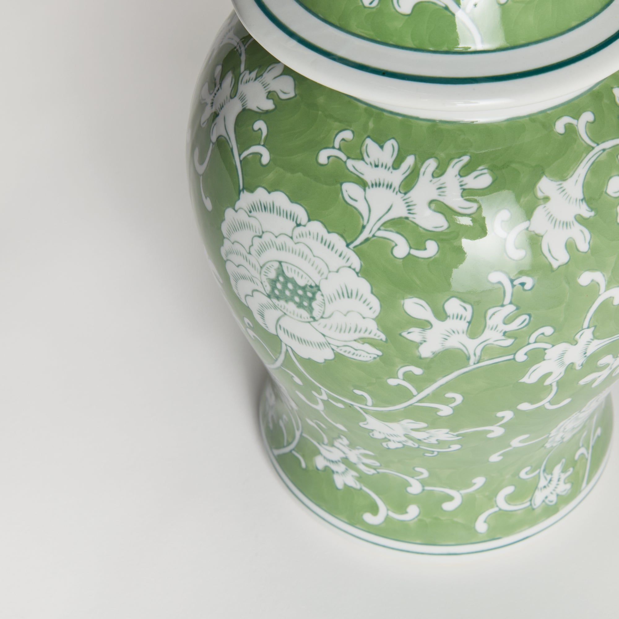 Imperial Lotus Lidded Ginger Jar - View 3