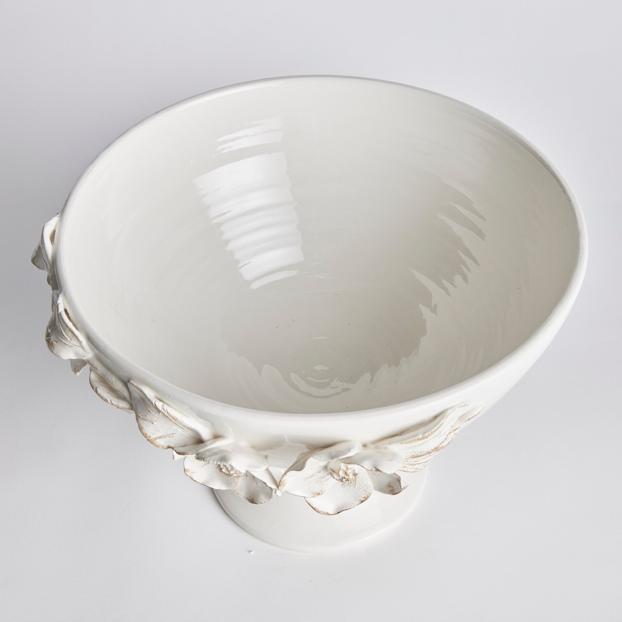 FIORI DECORATIVE FOOTED BOWL - view 3