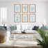 Sea Fan And Coral Study In Blue, Set Of 6 - View 3