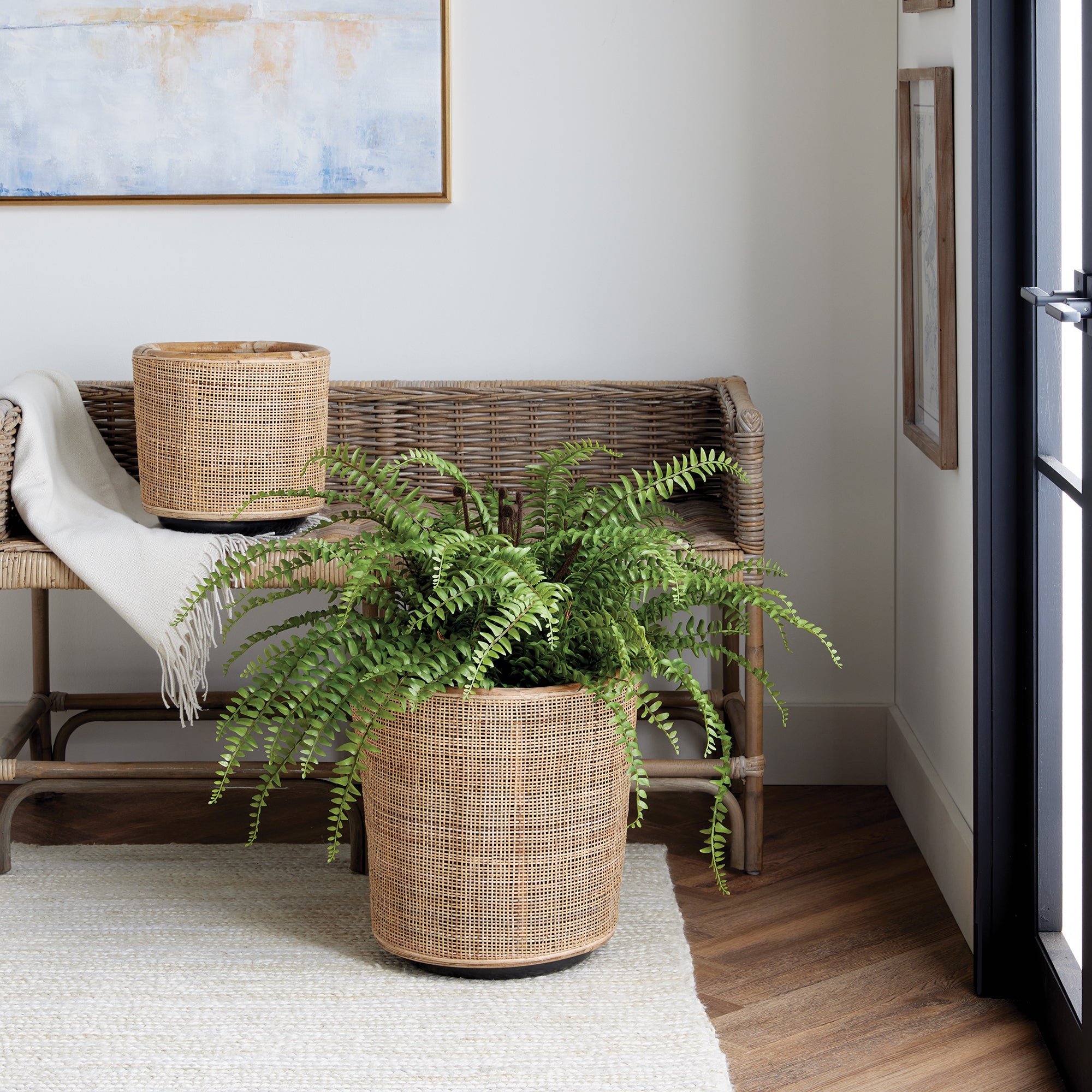Lyla Dry Basket Planters, Set Of 2 - View 5