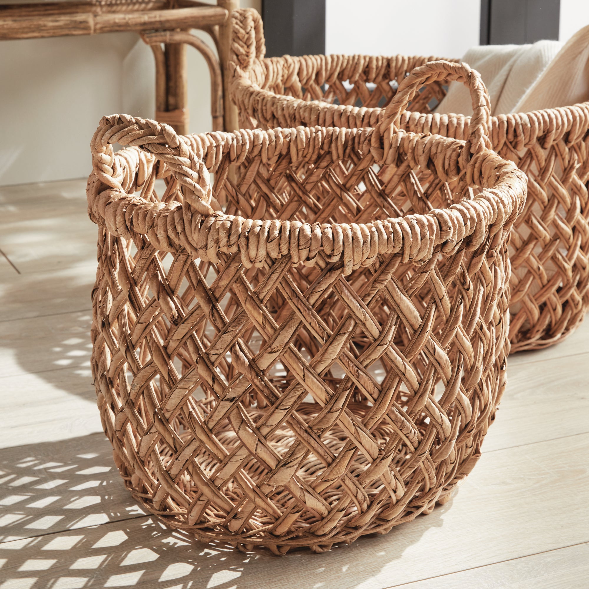 Emlyn Baskets With Handles, Set Of 2 - View 8