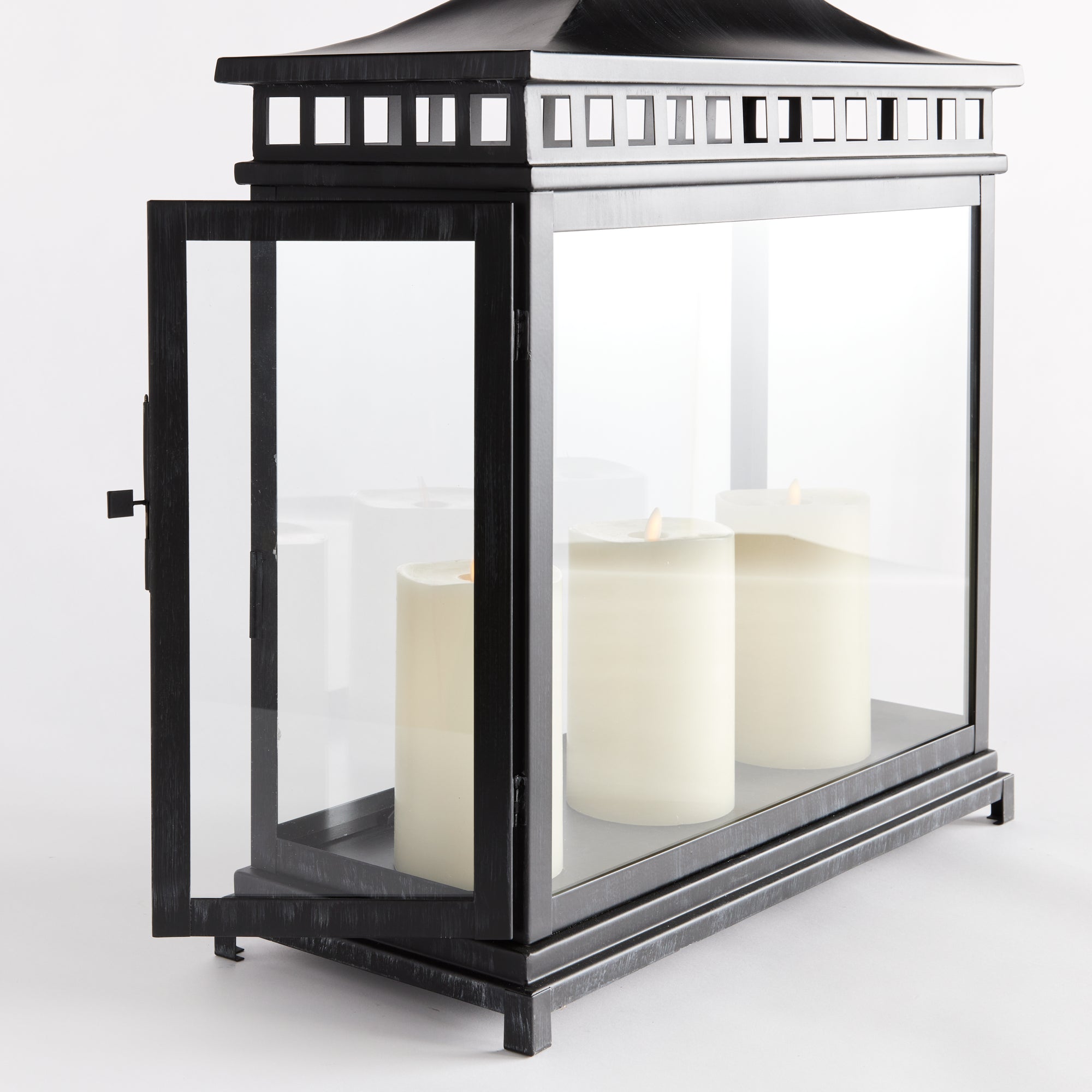 Kito Outdoor Rectangular Lantern - View 2