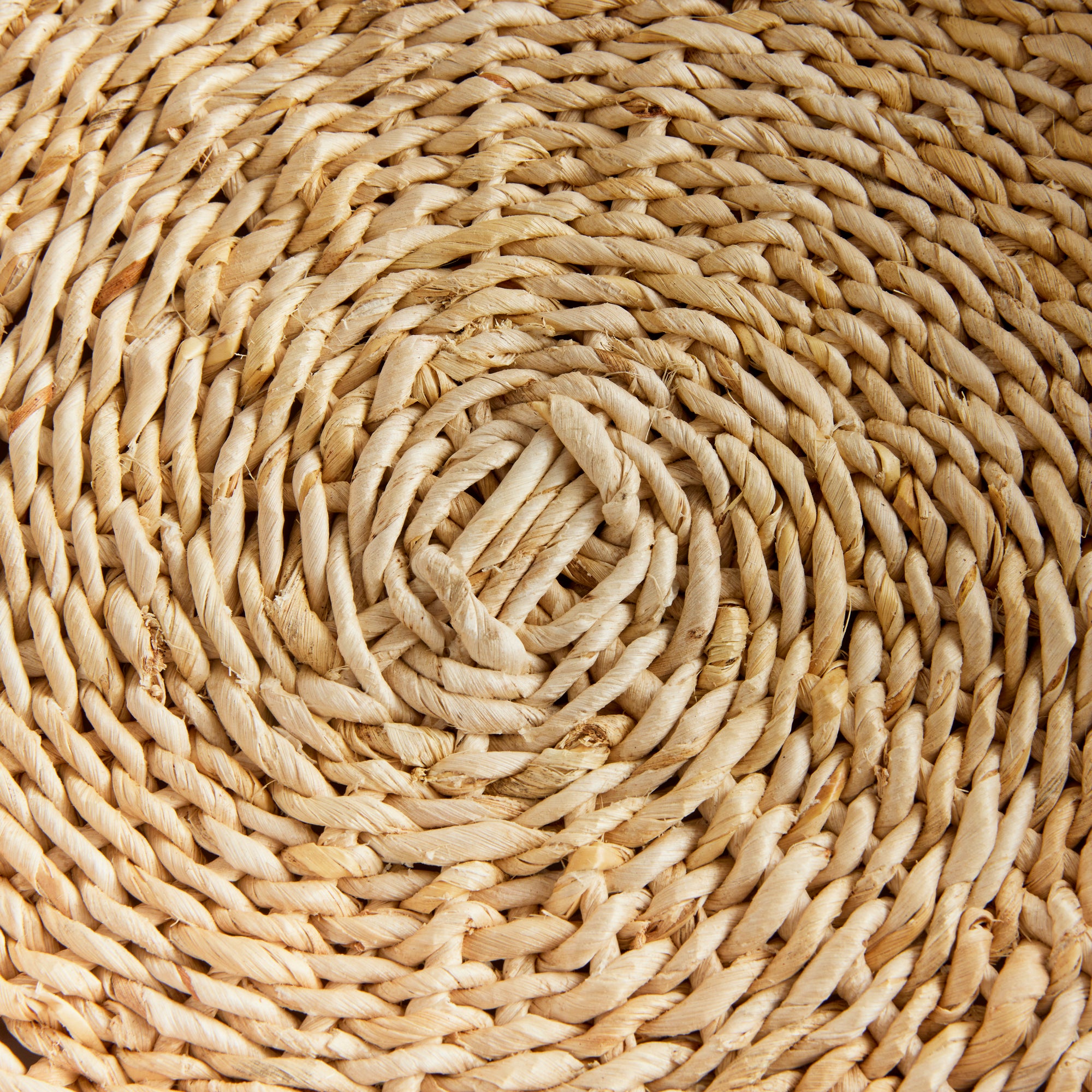 ABACA FRENCH BRAIDED ROUND TRAYS, SET OF 2 - view 4