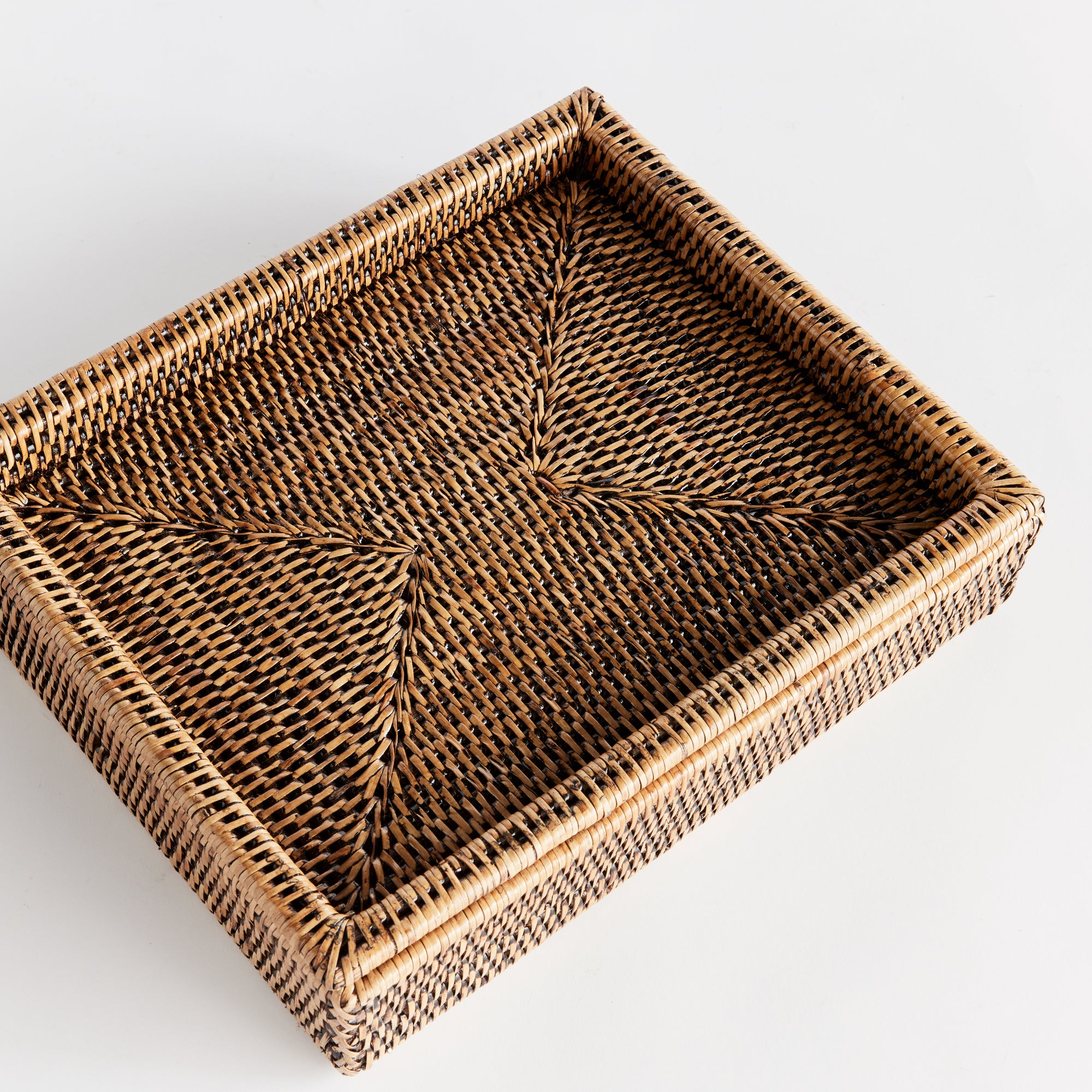 Burma Rattan Lidded Letter Box - View 4