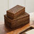 BURMA RATTAN RECTANGULAR LIDDED BOXES, SET OF 2 - view 4