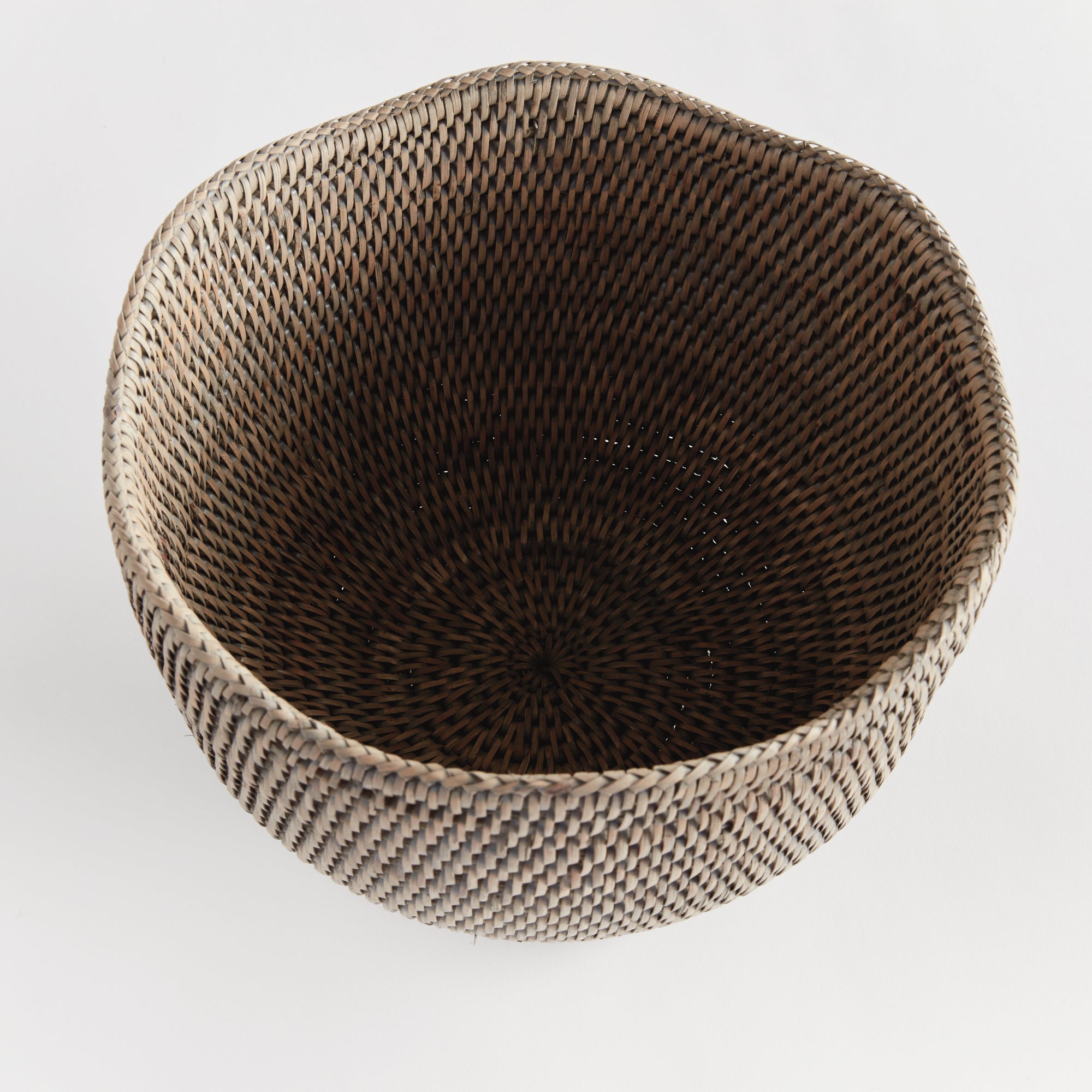 BURMA RATTAN FOOTED CACHEPOT - view 2