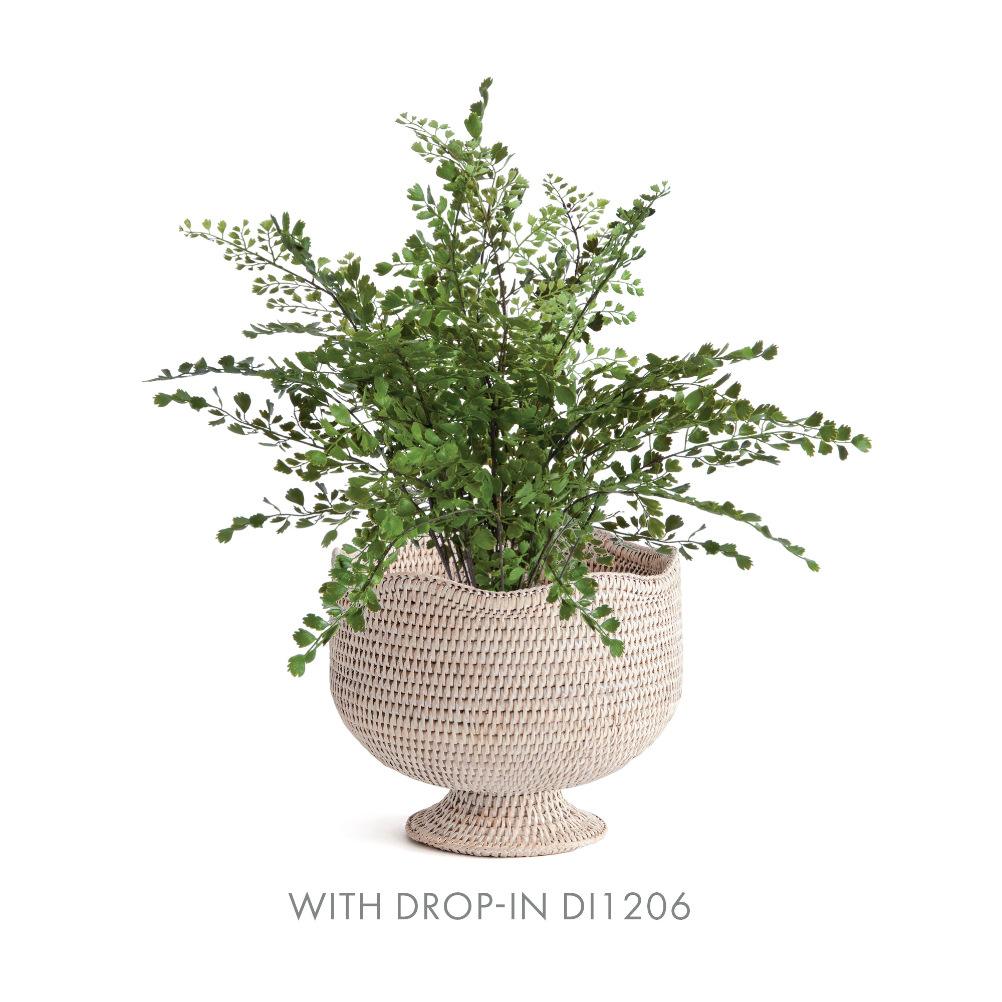 Burma Rattan Footed Cachepot - View 5