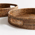 Burma Rattan Round Ottoman Trays Small, Set Of 2 - View 2
