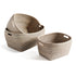 BURMA RATTAN FAMILY BASKETS, SET OF 3