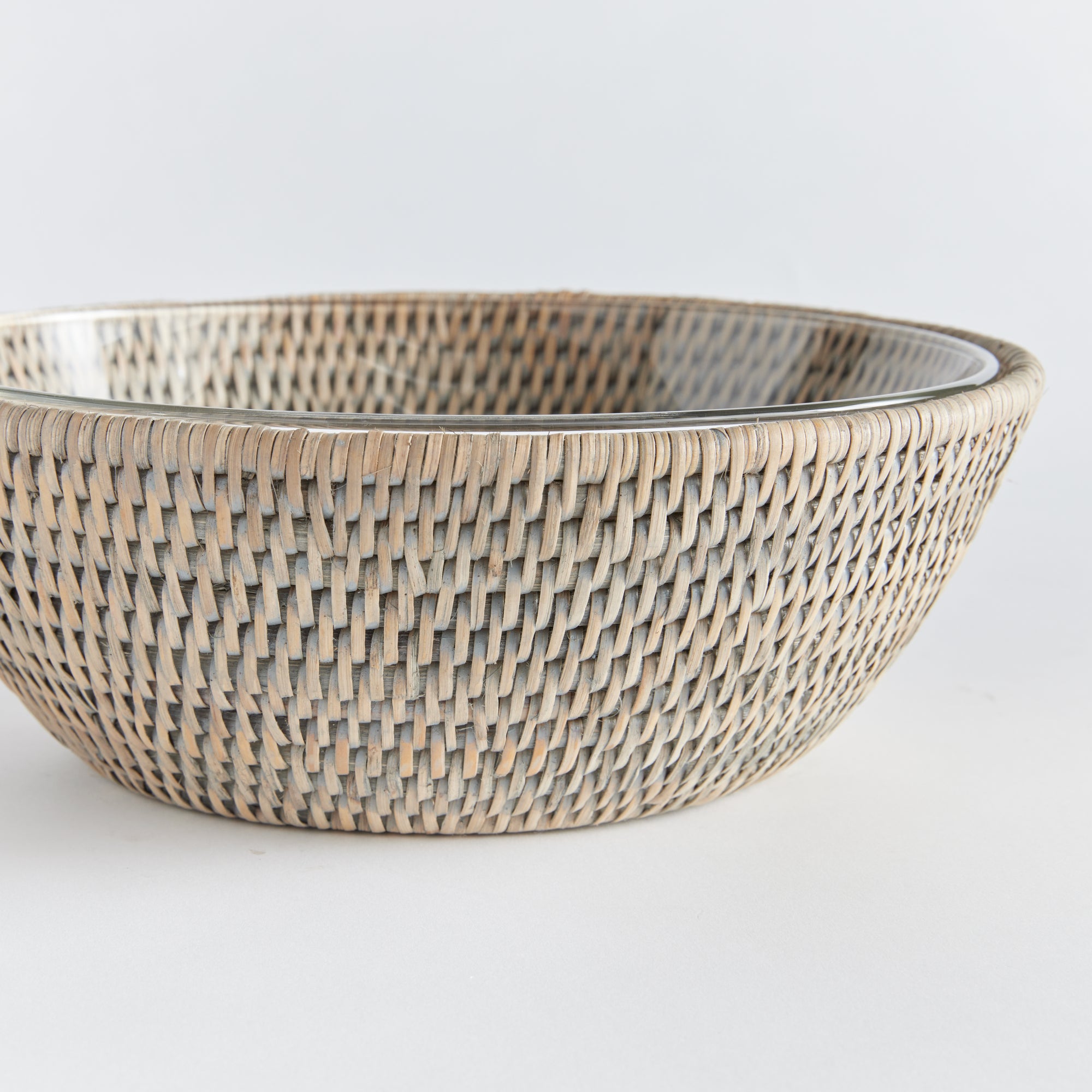 Burma Rattan Serving Bowl 10.75" - View 2