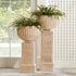 CHARLESTON RATTAN PEDESTAL SHORT - view 4