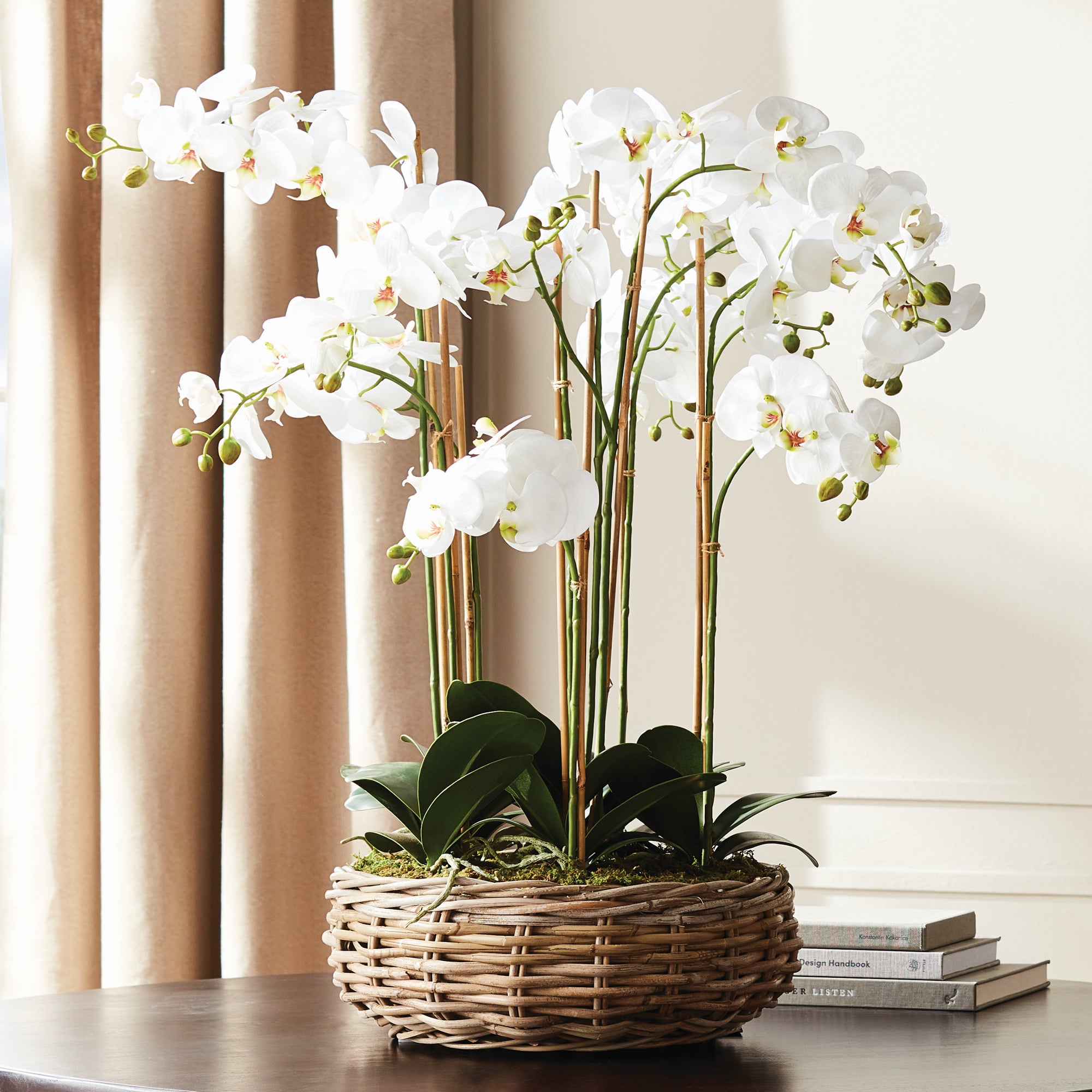 Phalaenopsis Orchid Bowl Drop-In 35" - View 5
