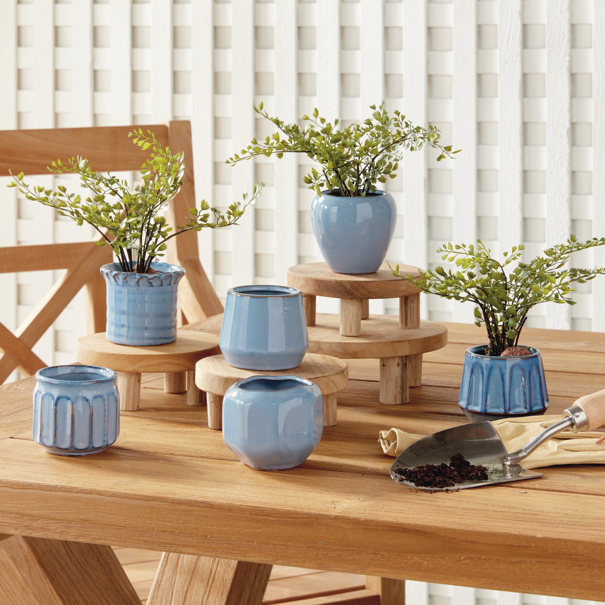 Dezie Mini Pots, Set Of 6 - View 10
