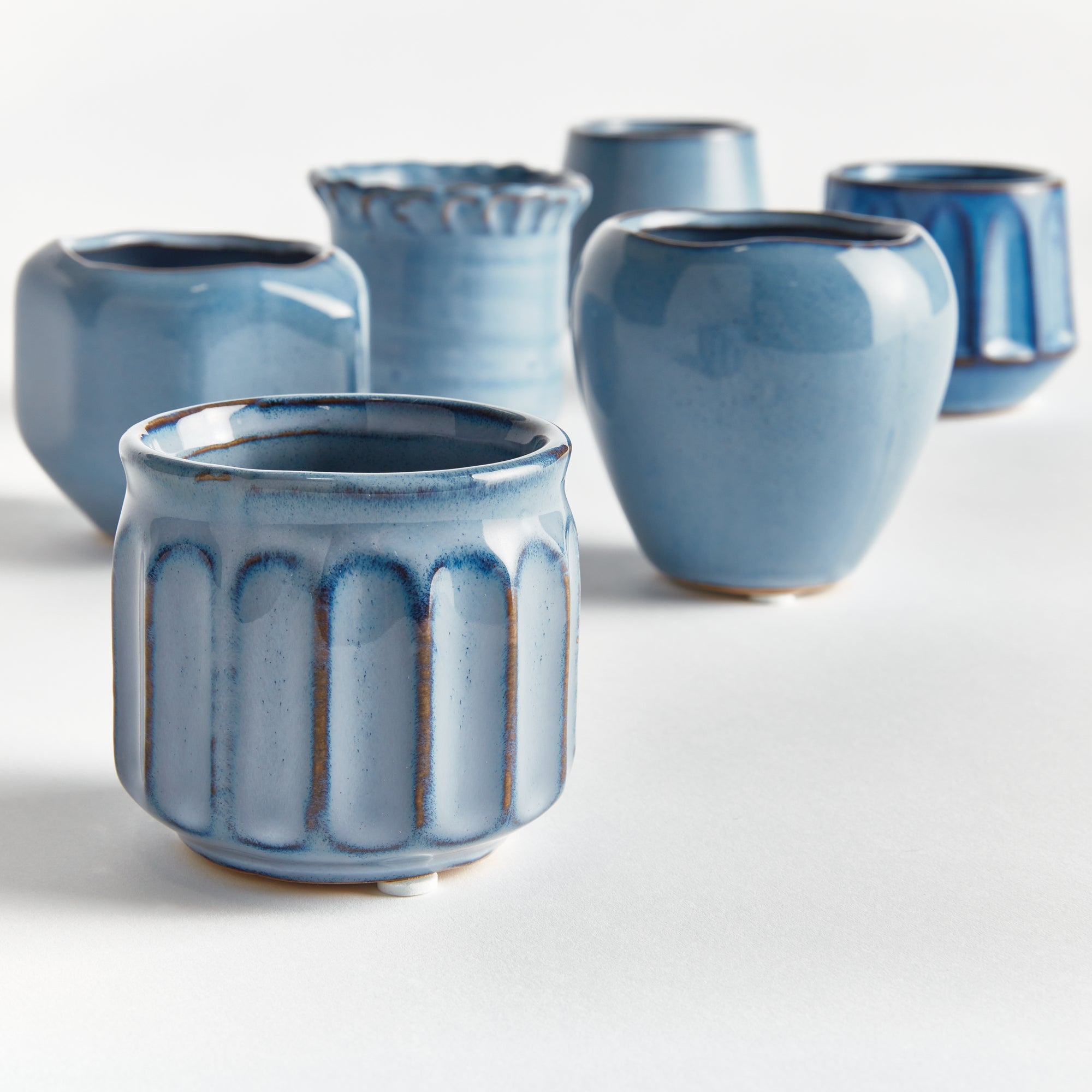 Dezie Mini Pots, Set Of 6 - View 2