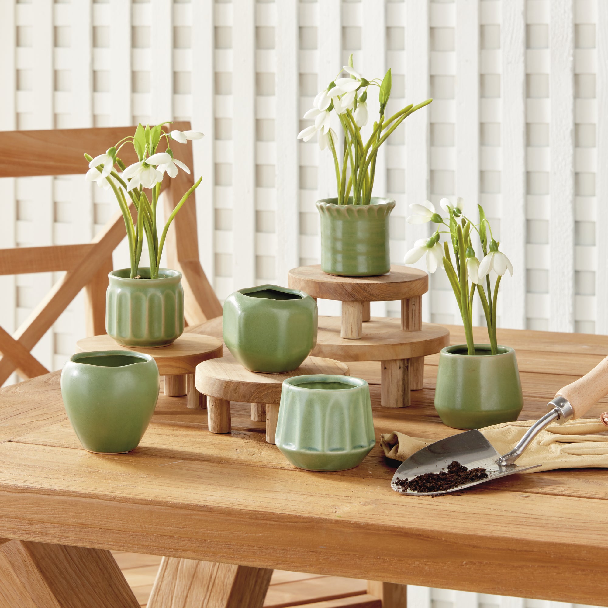 Dezie Mini Pots, Set Of 6 - View 10