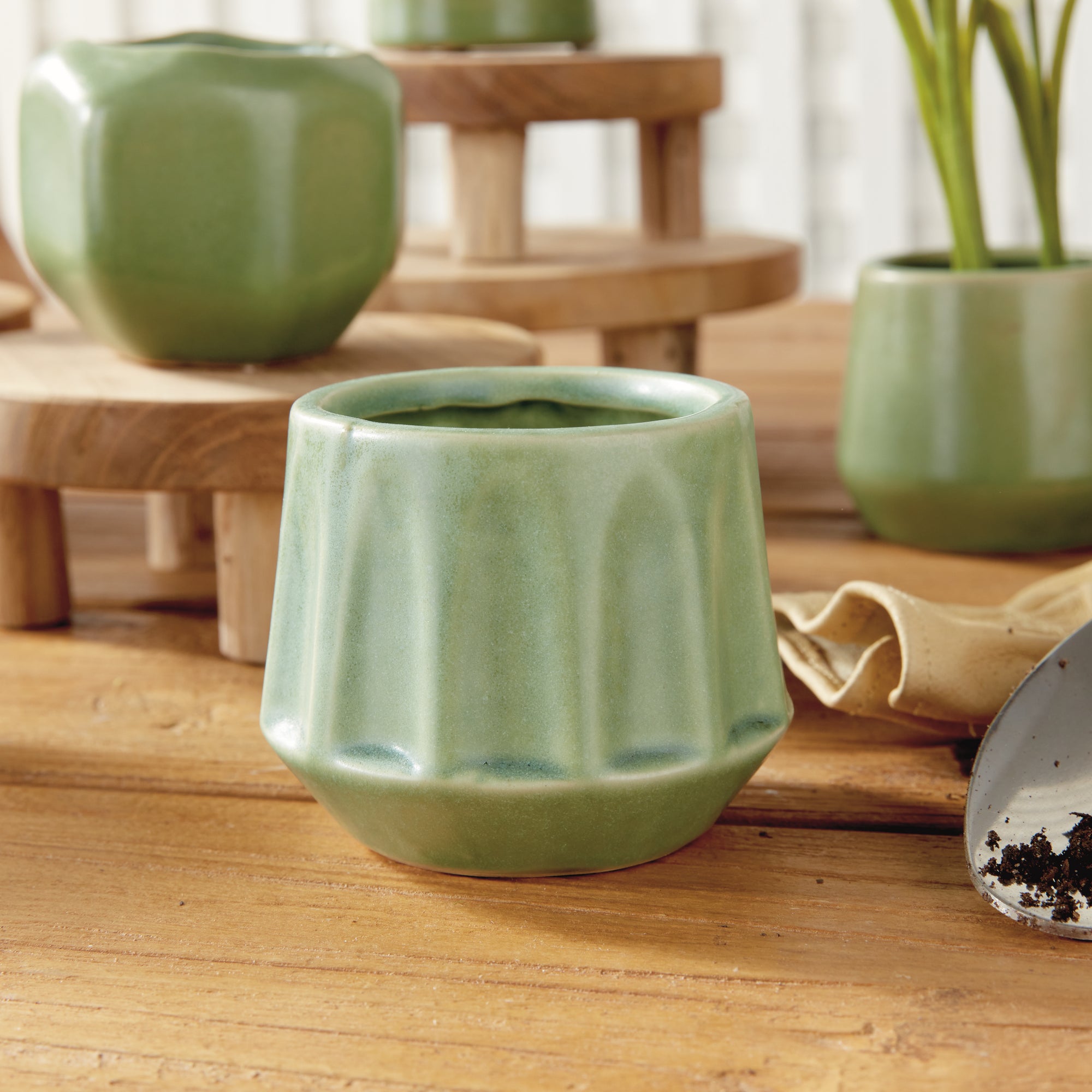 Dezie Mini Pots, Set Of 6 - View 12