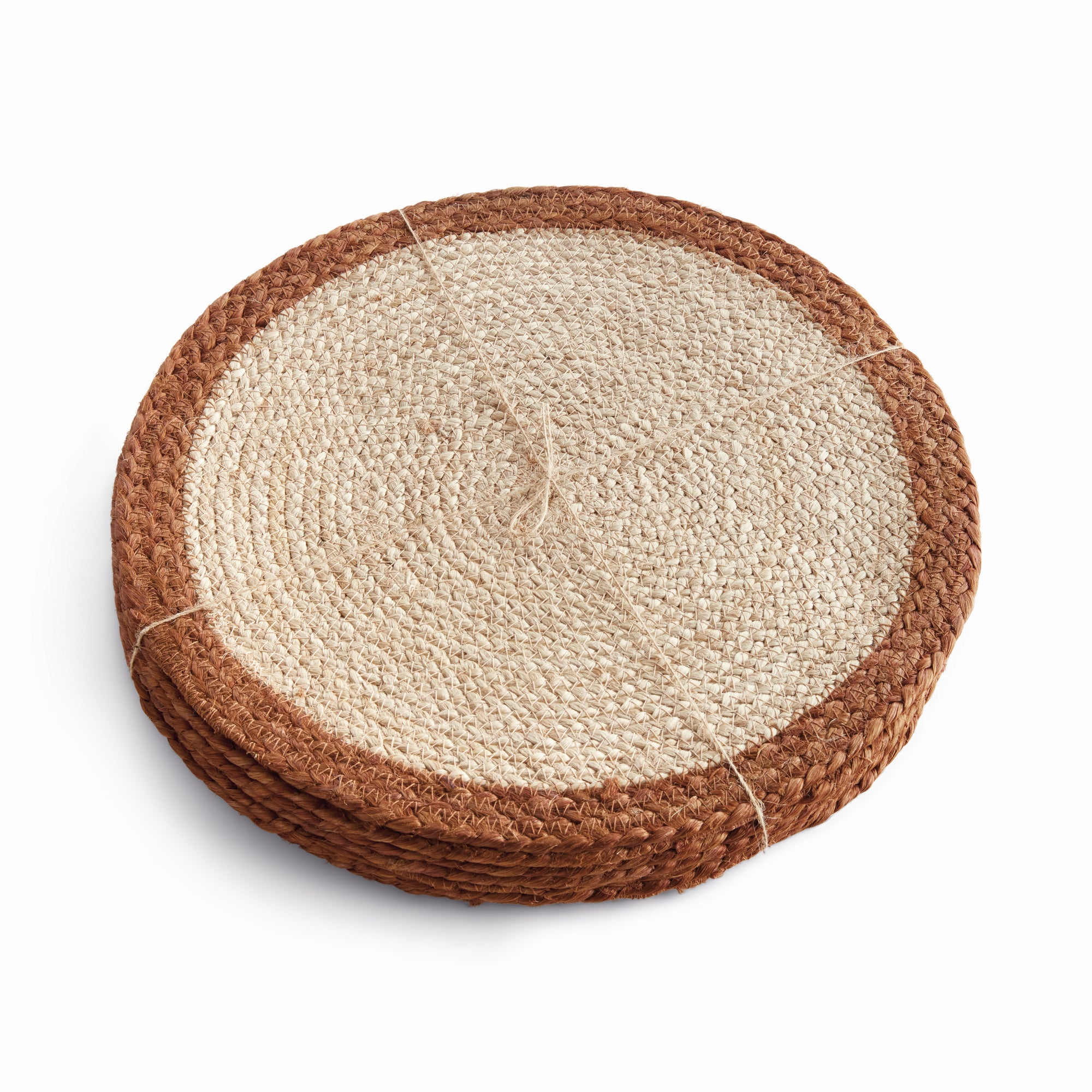 Jute Coil Round Placemats, Set Of 8