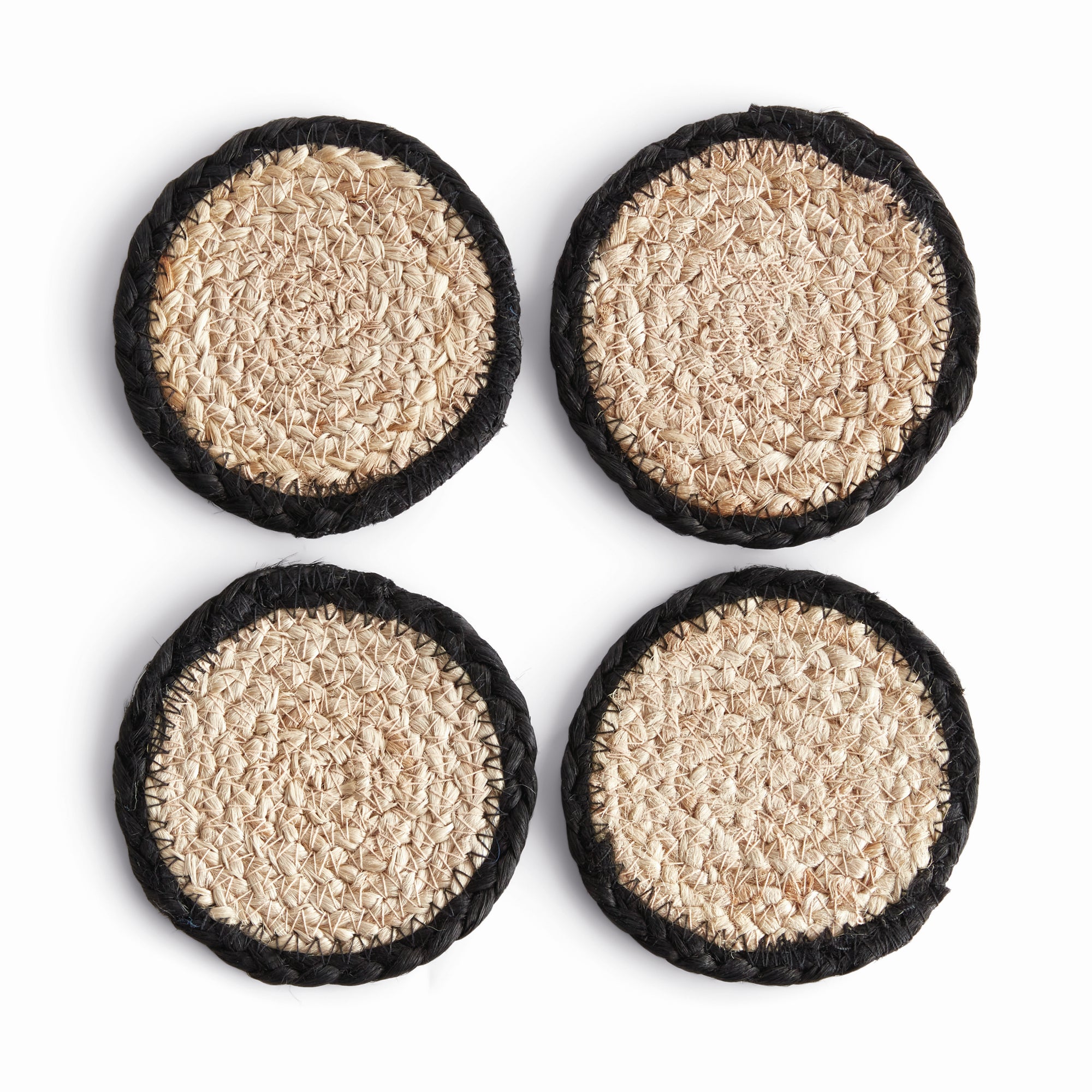 Jute Coasters, Set Of 4
