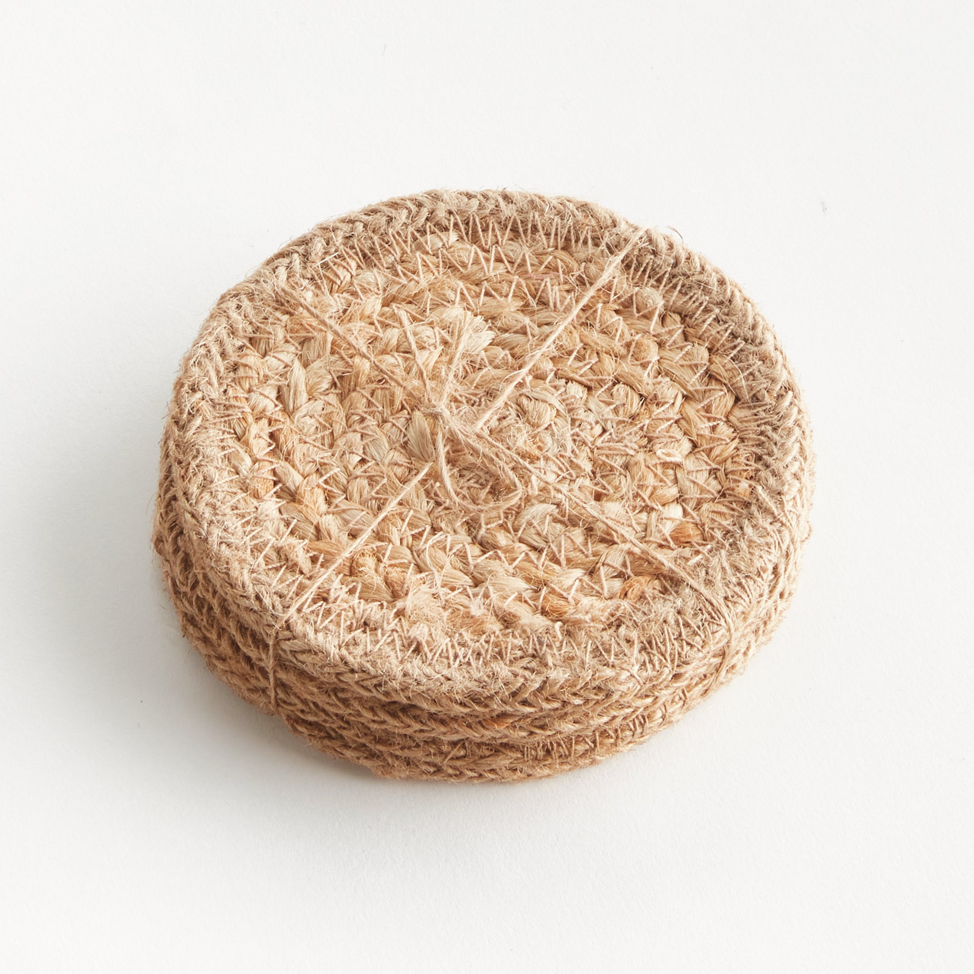 Jute Coasters, Set Of 4 - View 5
