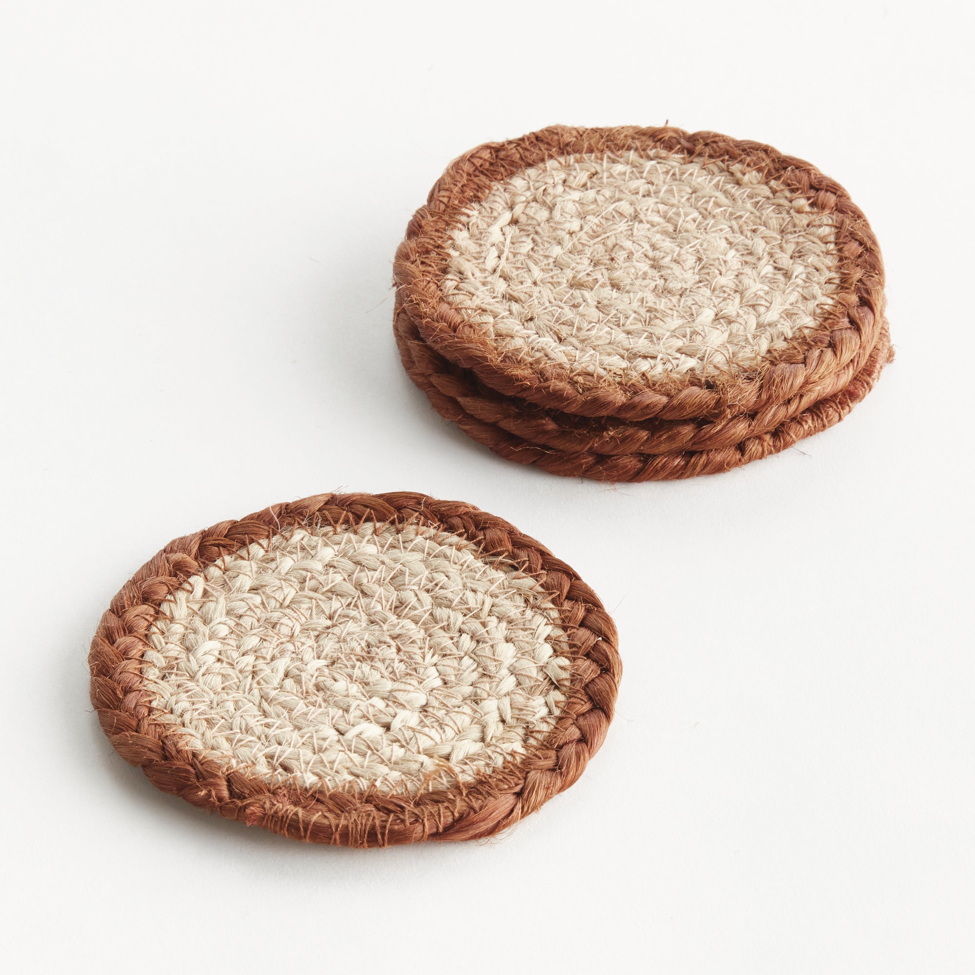 Jute Coasters, Set Of 4 - View 3