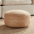 Jute Round Pouf - View 2