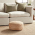 Jute Round Pouf - View 4