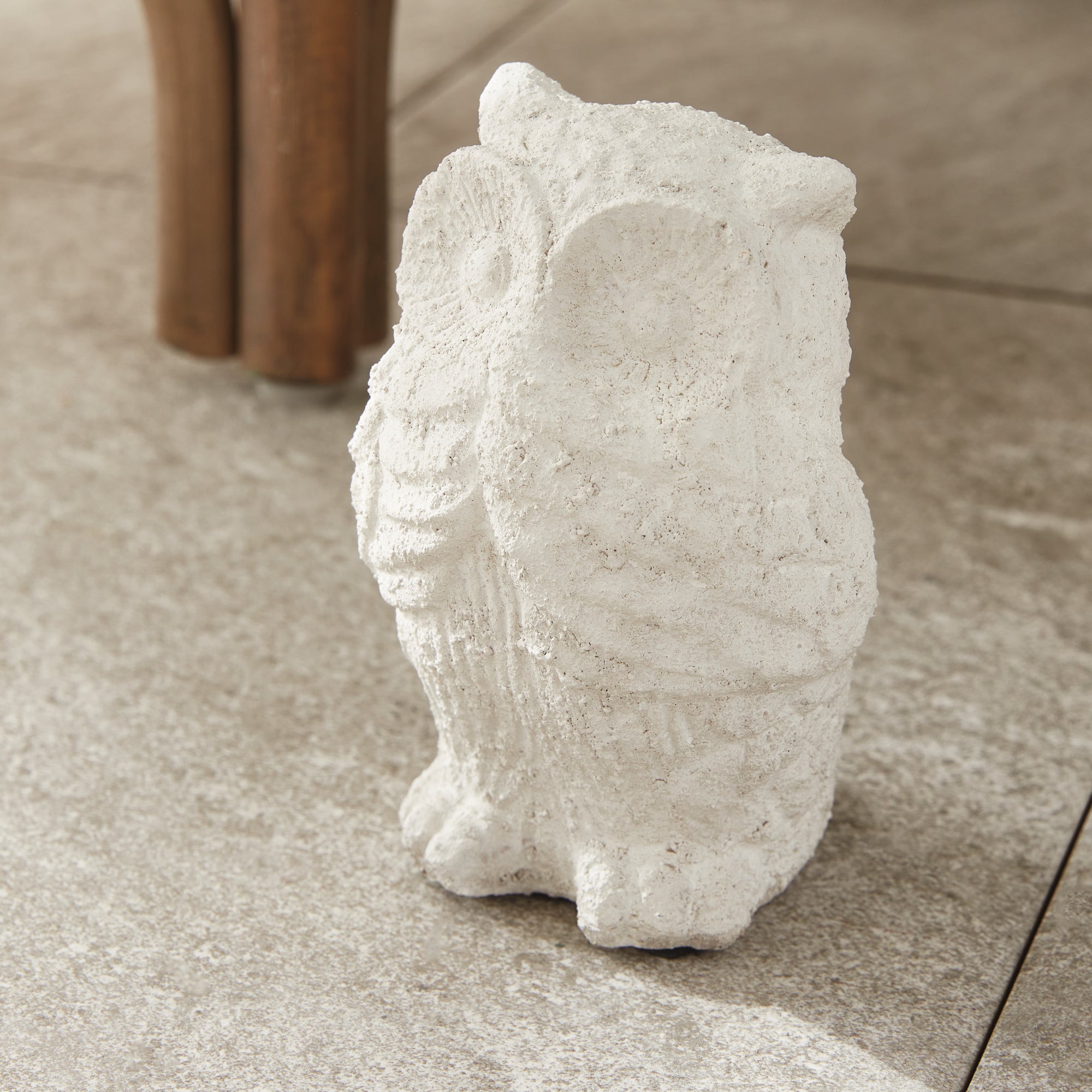 WEATHERED GARDEN OWL - view 6