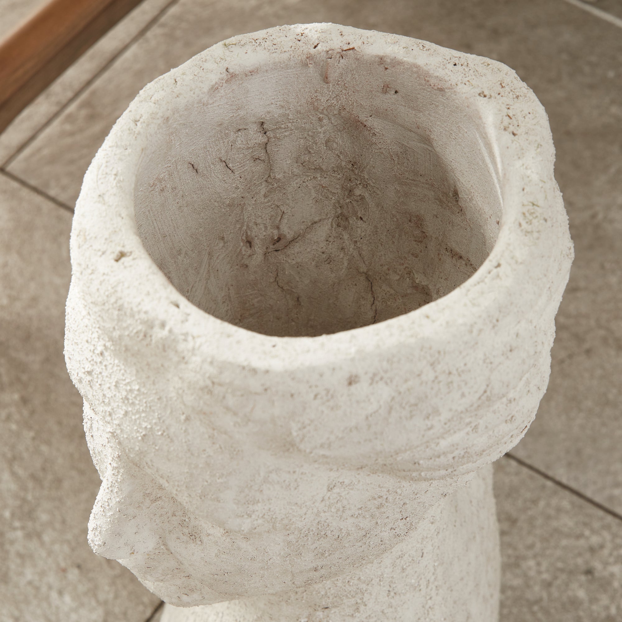 WEATHERED GARDEN FEMALE BUST PLANTER - view 12