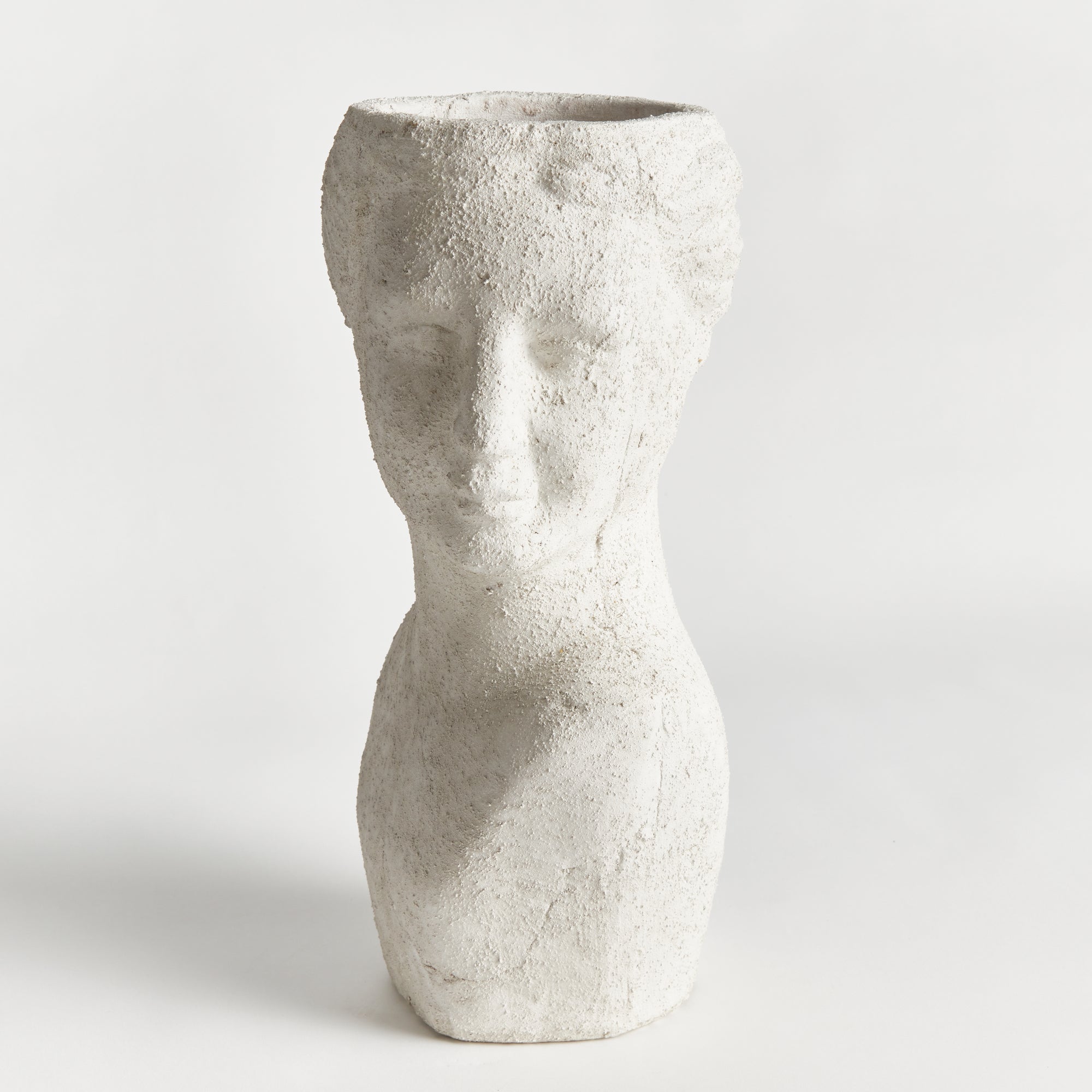 WEATHERED GARDEN FEMALE BUST PLANTER - view 4