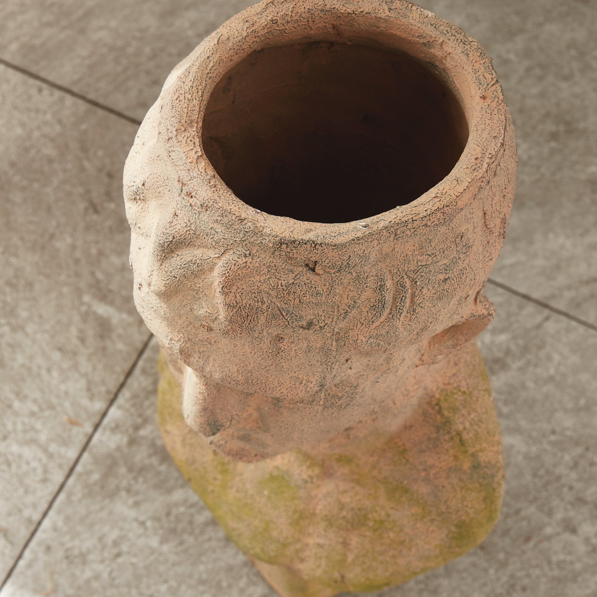 WEATHERED GARDEN MALE BUST PLANTER - view 13
