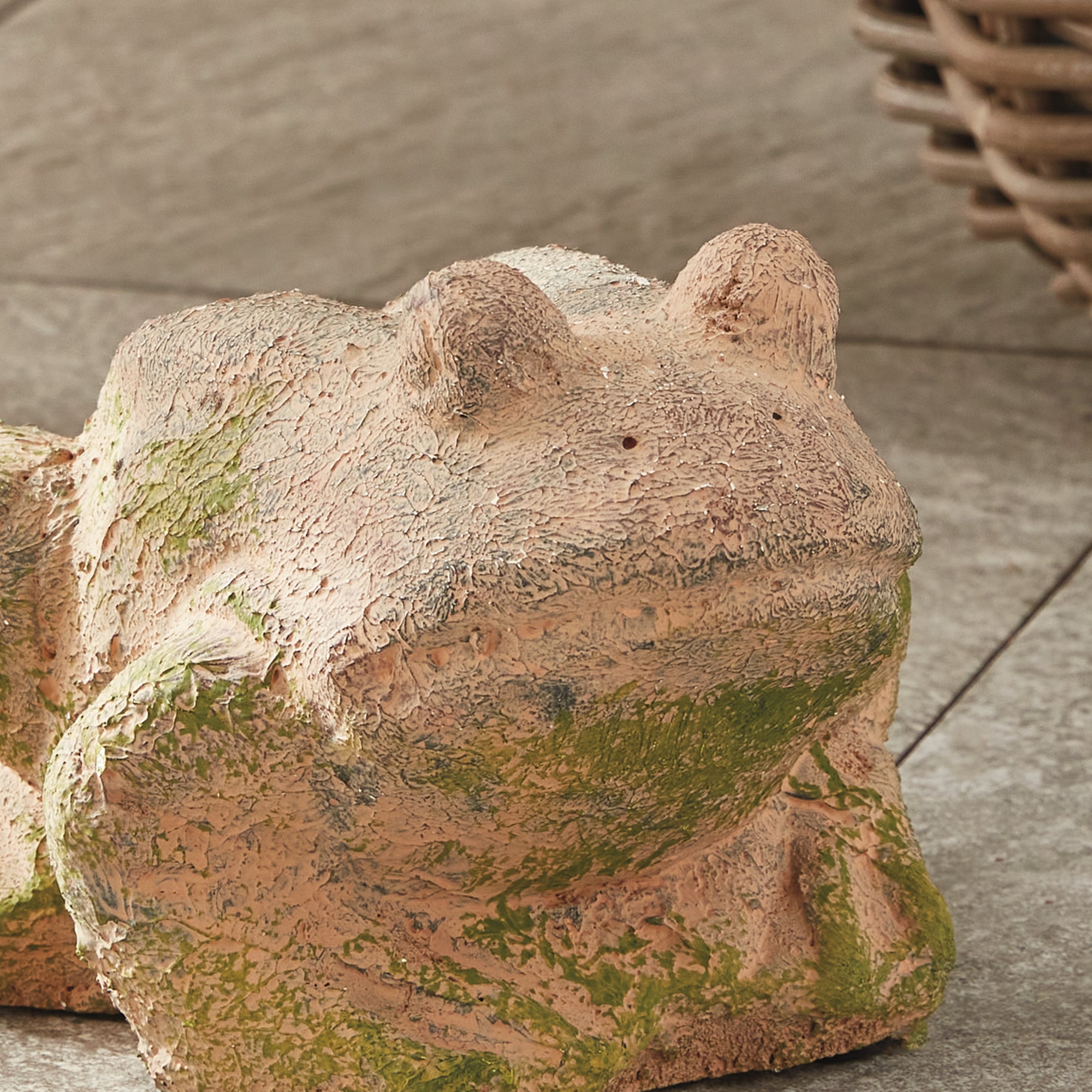 WEATHERED GARDEN FROG - view 6