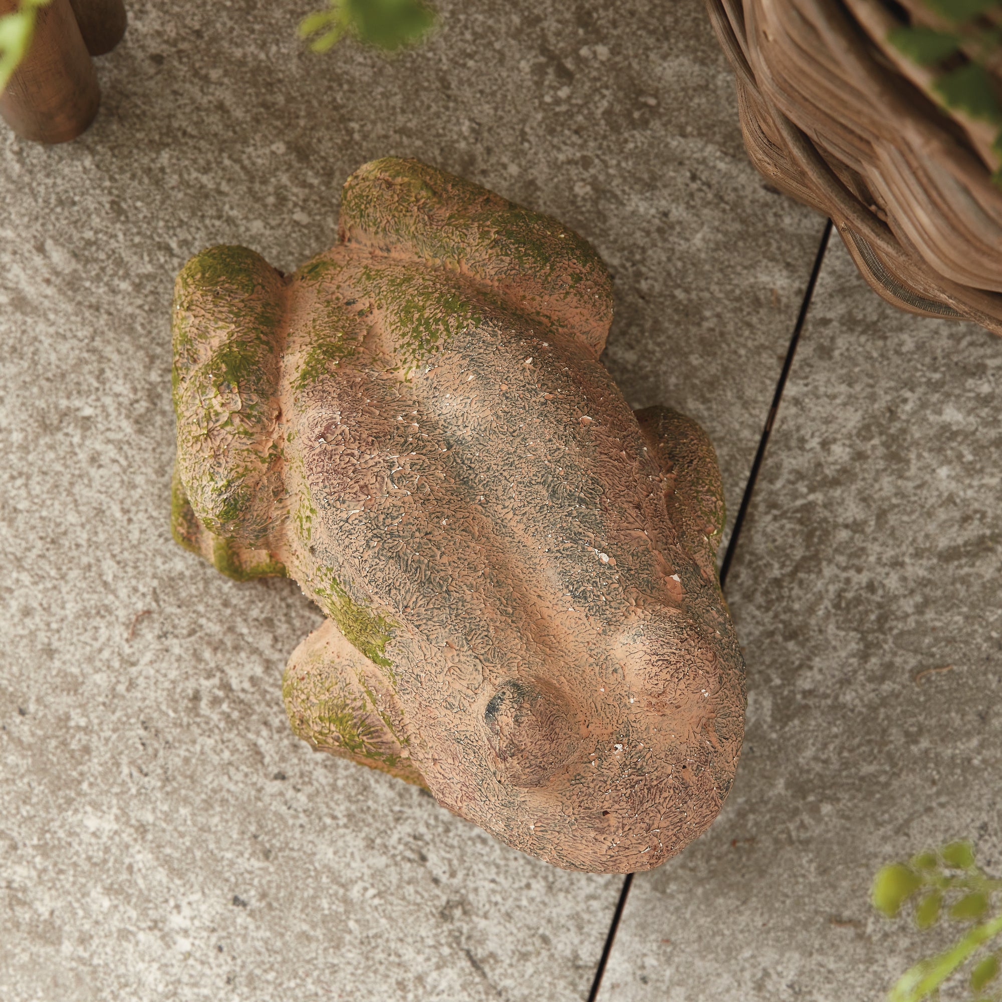 WEATHERED GARDEN FROG - view 7