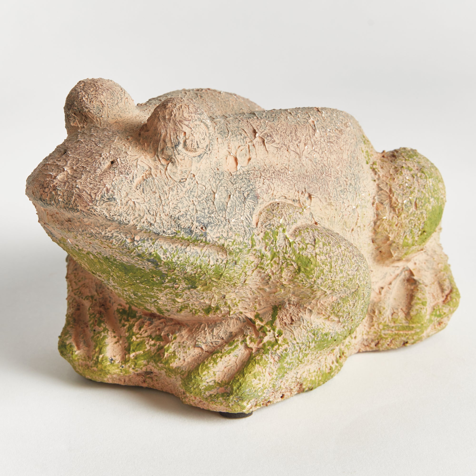 WEATHERED GARDEN FROG - view 3