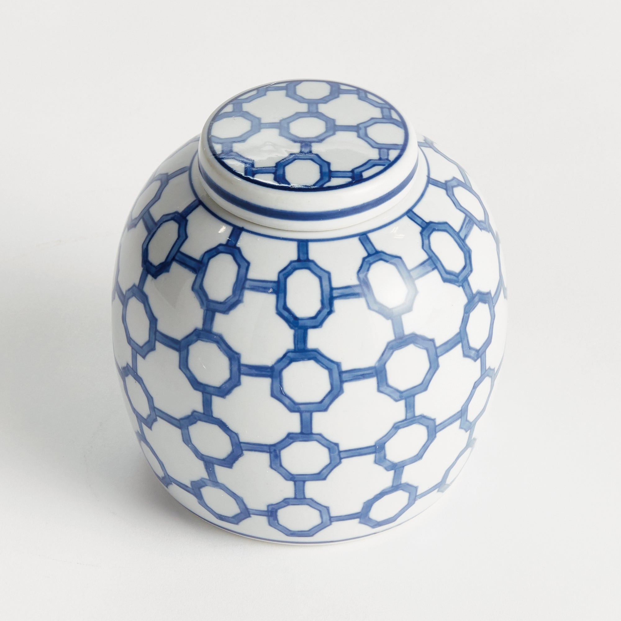Barclay Butera Dynasty Link Lidded Jar - View 2