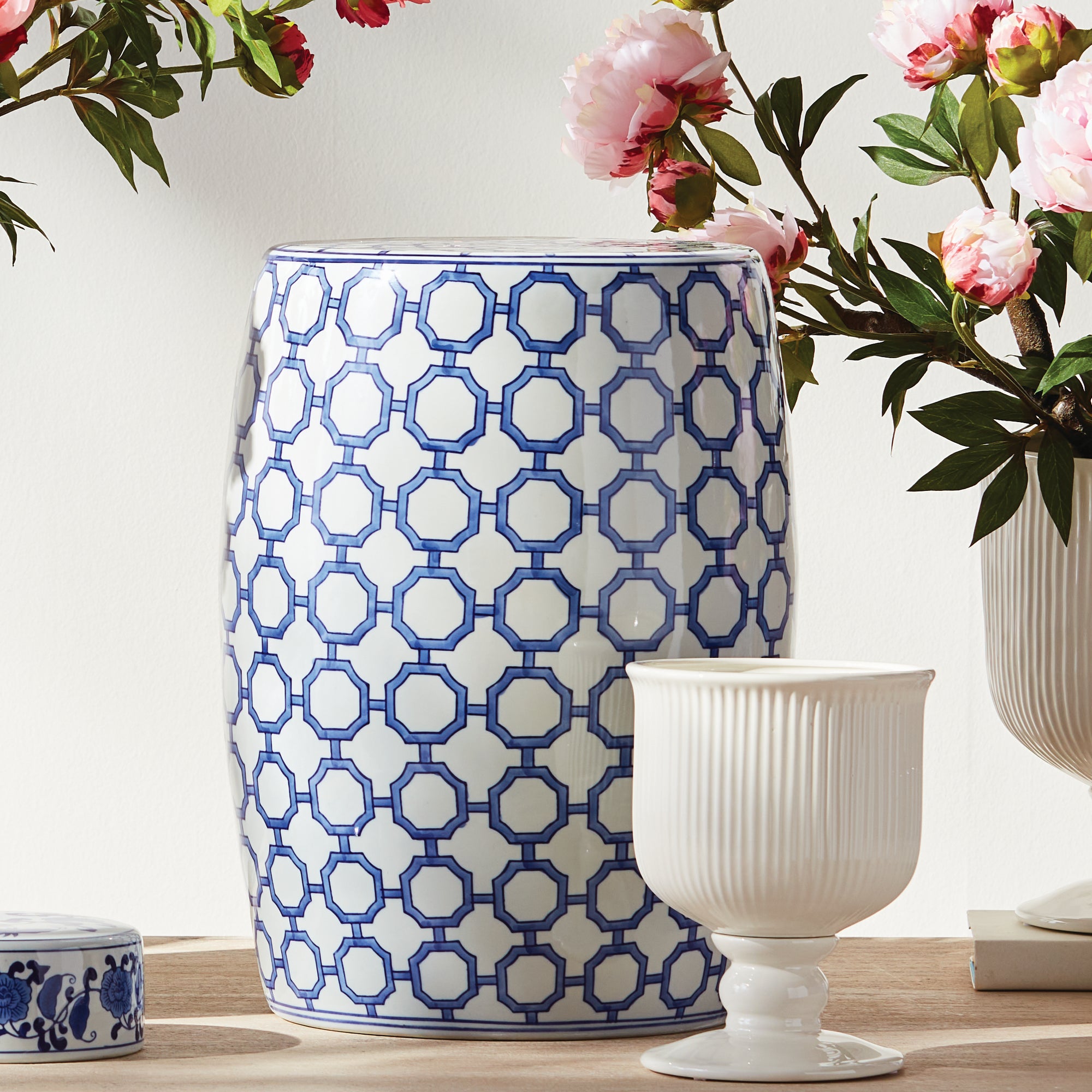 Barclay Butera Dynasty Link Stool - View 5