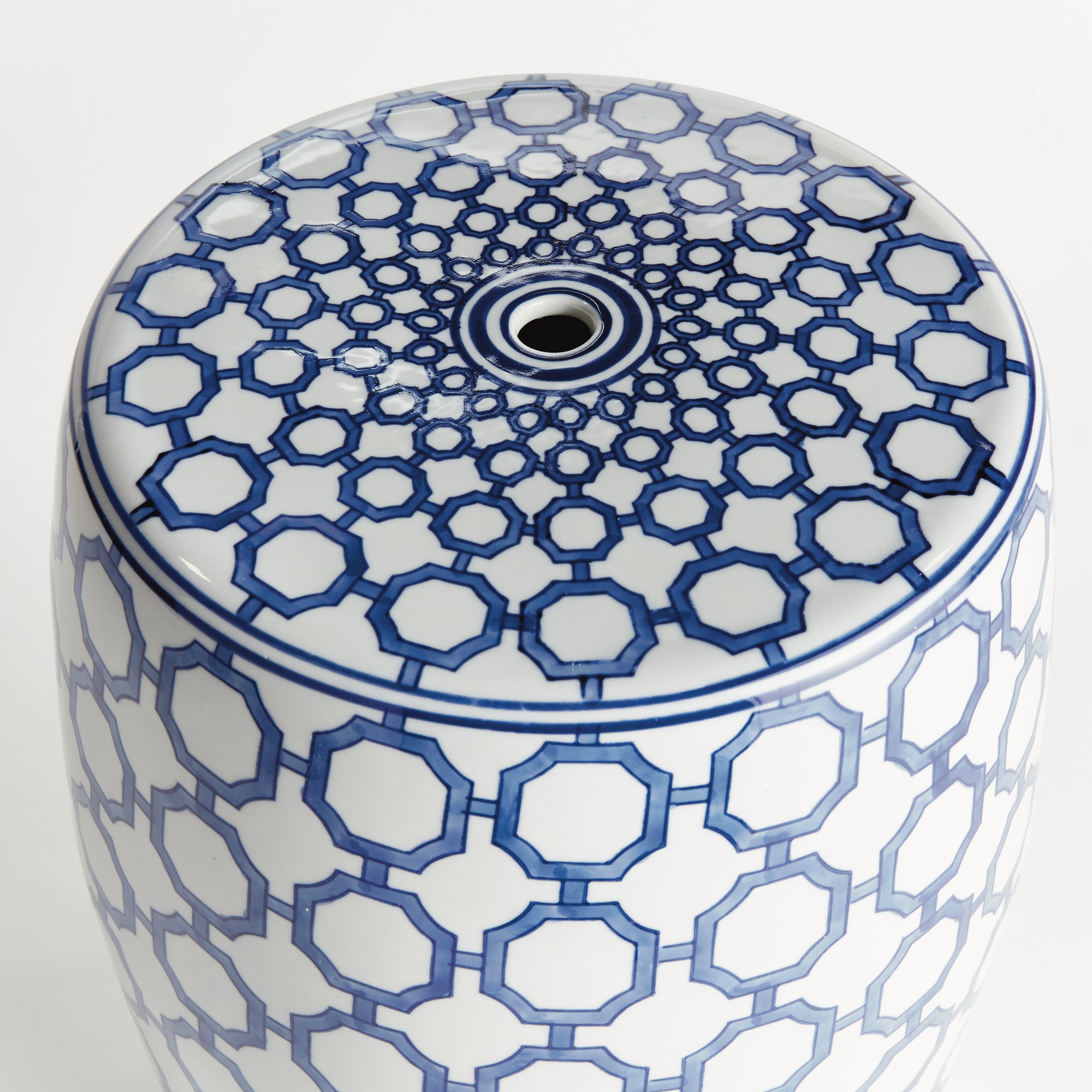Barclay Butera Dynasty Link Stool - View 3