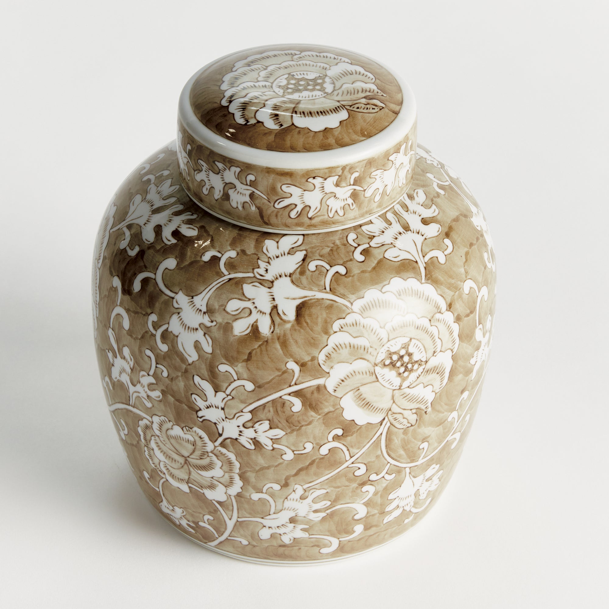 Province Lotus Lidded Jar - View 2
