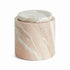 Jaqueline Marble Round Lidded Box Short