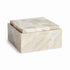 Jaqueline Marble Square Lidded Box Wide