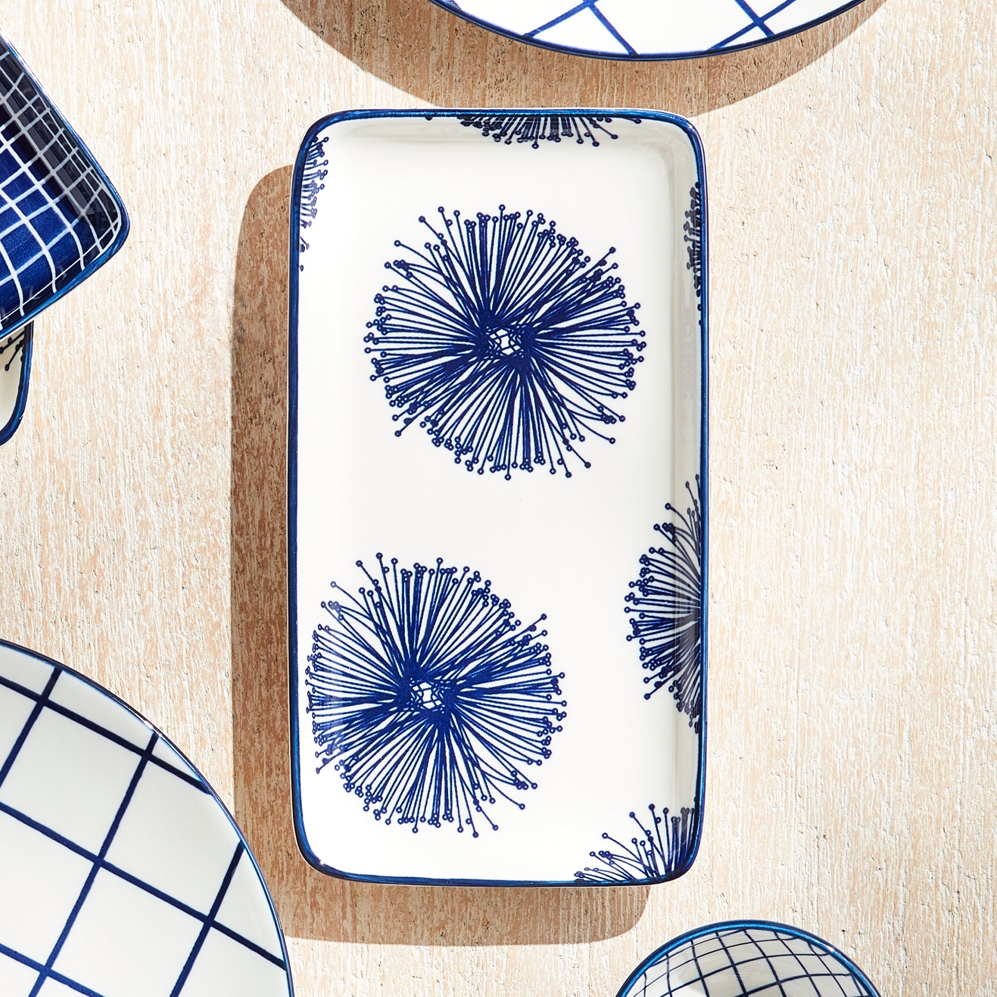 STRIA STARBURST 8" TRAYS, SET OF 4 - view 5