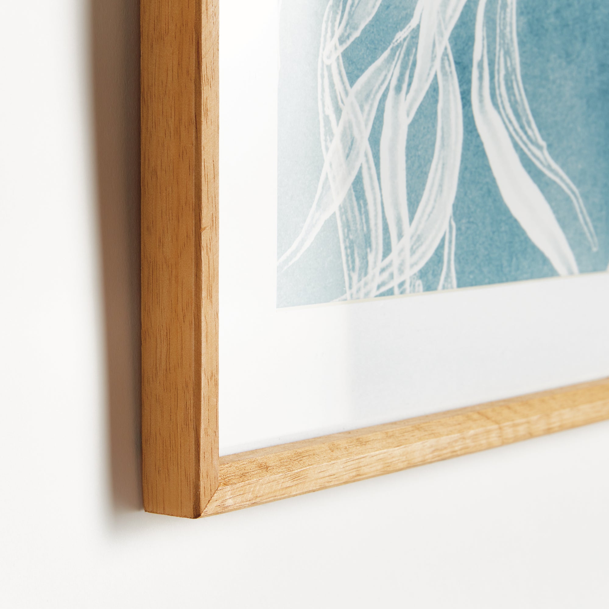 PROTEA ABSTRACT PRINTS IN SOFT BLUE, SET OF 4 - view 2