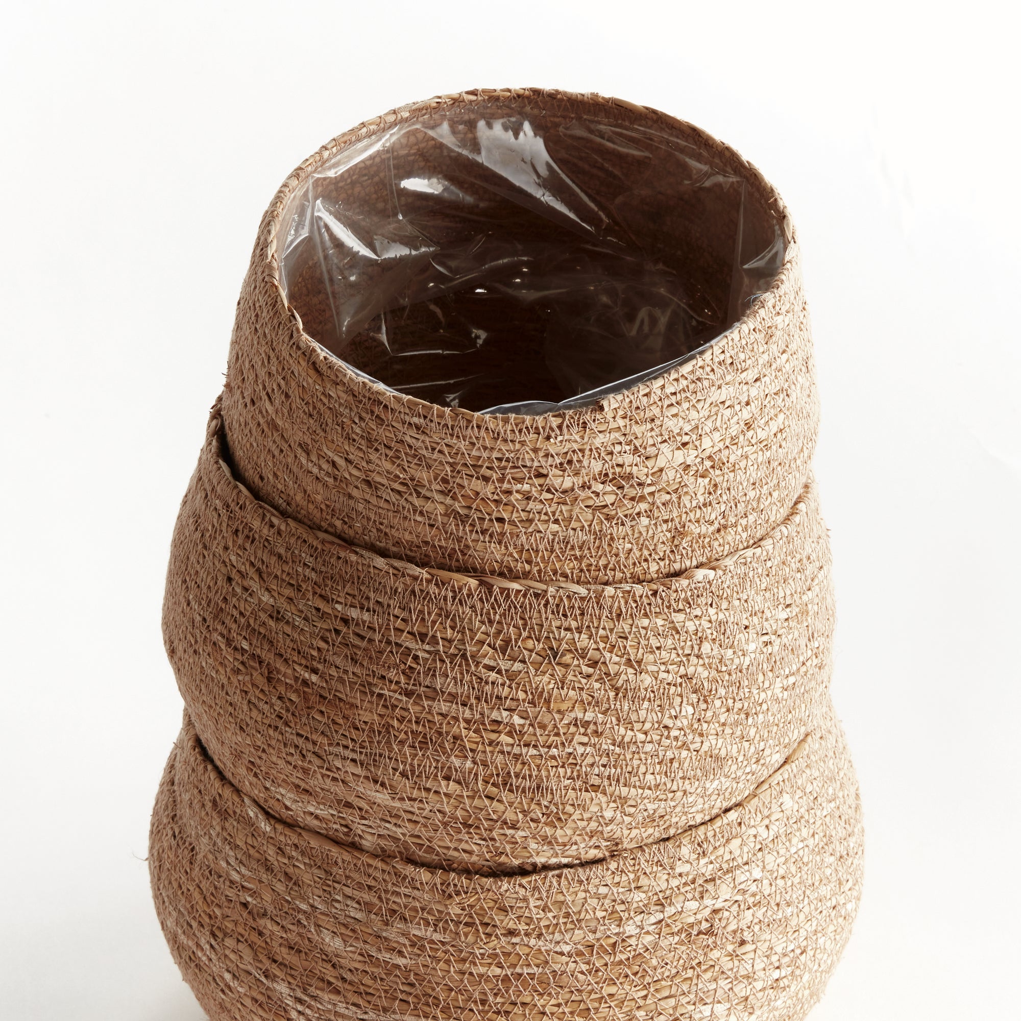 Seagrass Round Tapered Baskets, Set Of 3 - View 4