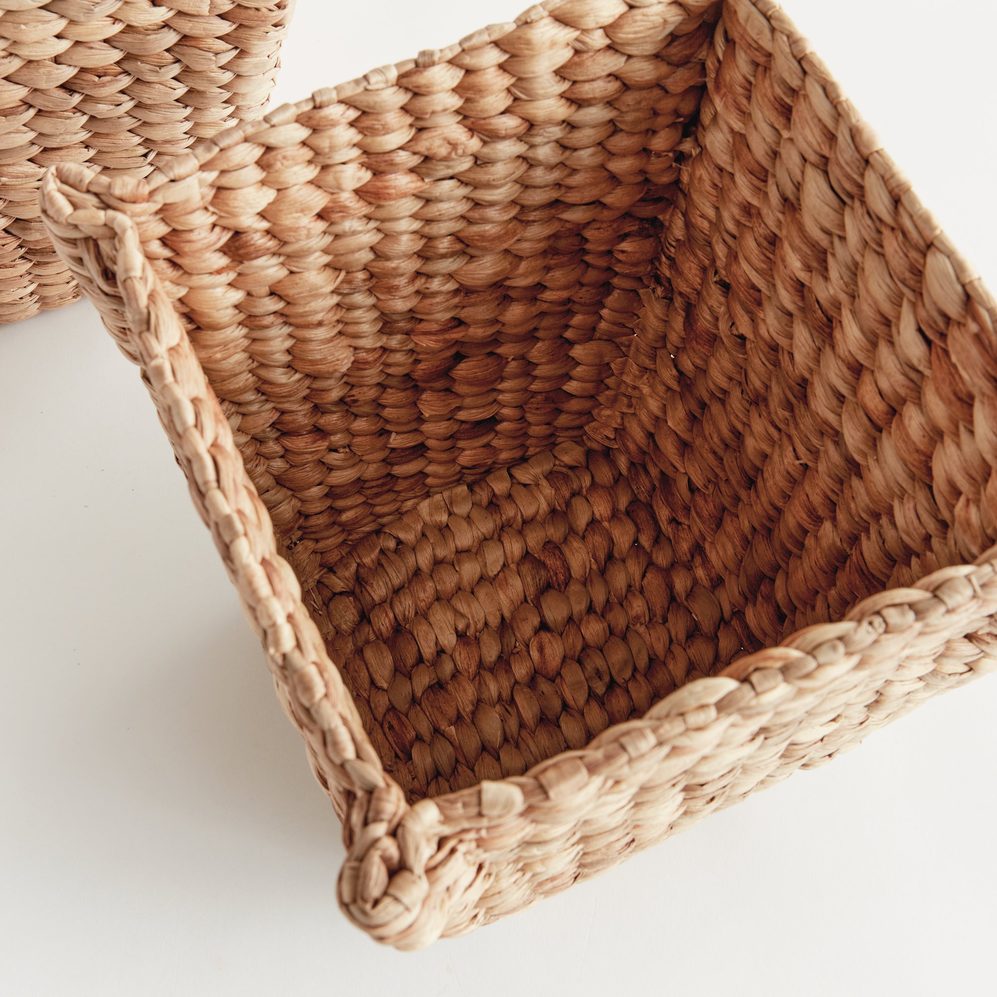 WATER HYACINTH TAPERED BASKETS, SET OF 2 - view 4