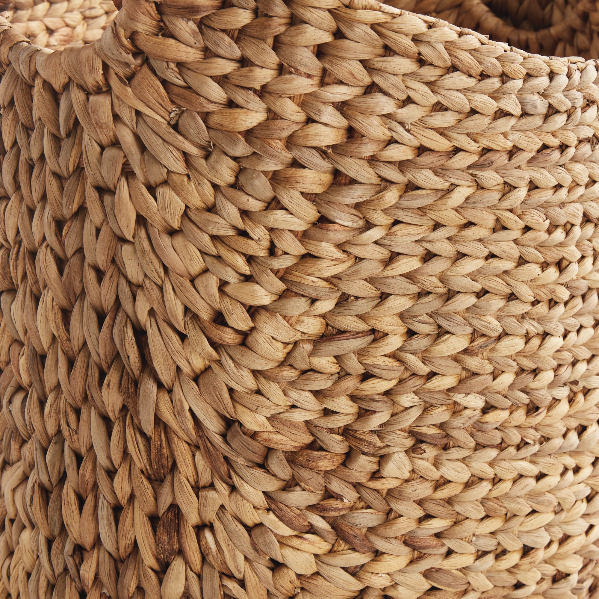 Josette Water Hyacinth Baskets With Handles, Set Of 2 - View 4