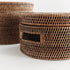 BURMA RATTAN ROUND LIDDED BOXES, SET OF 2 - view 4