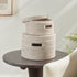 Burma Rattan Round Lidded Boxes, Set Of 2 - View 5