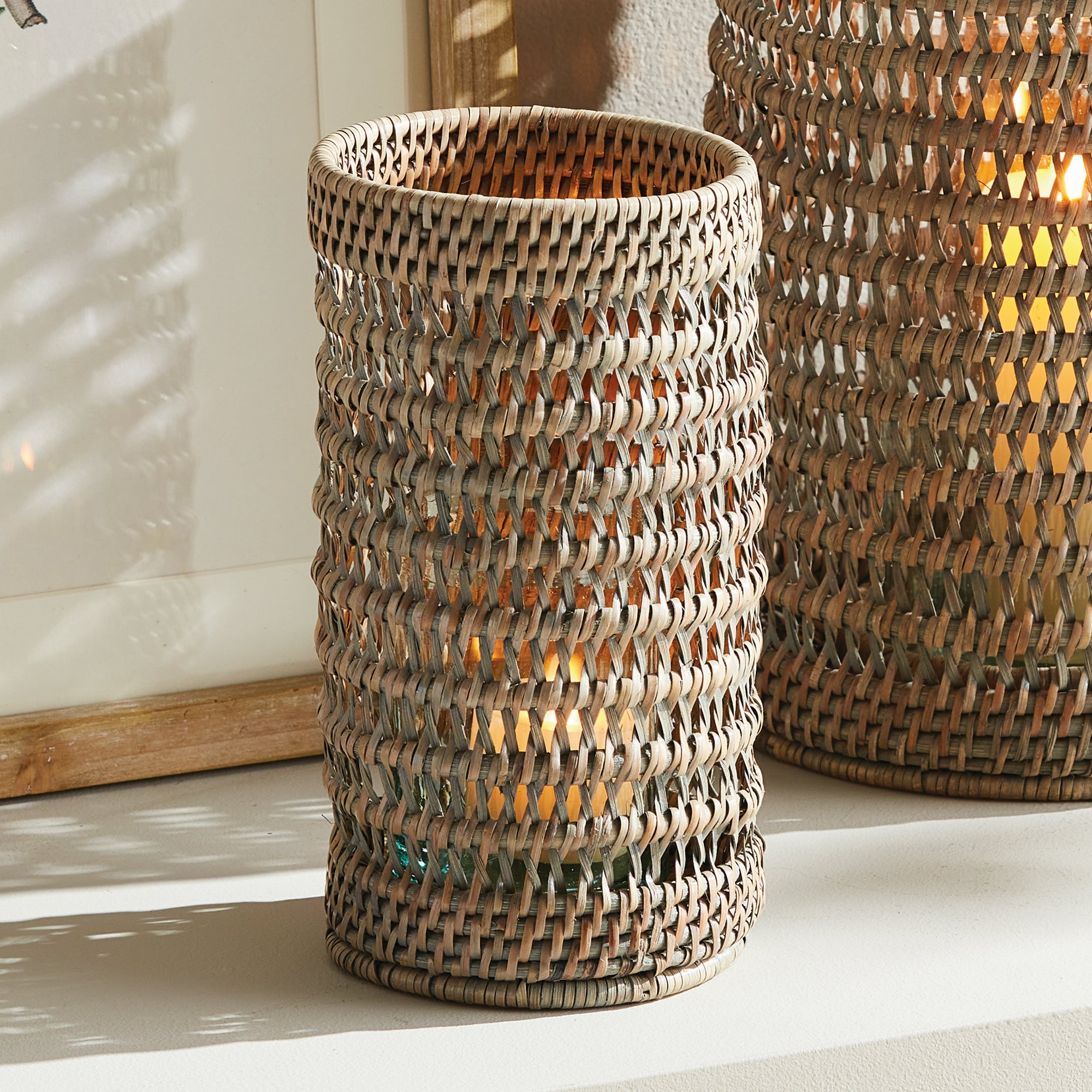 Burma Rattan Hurricane Small - View 5